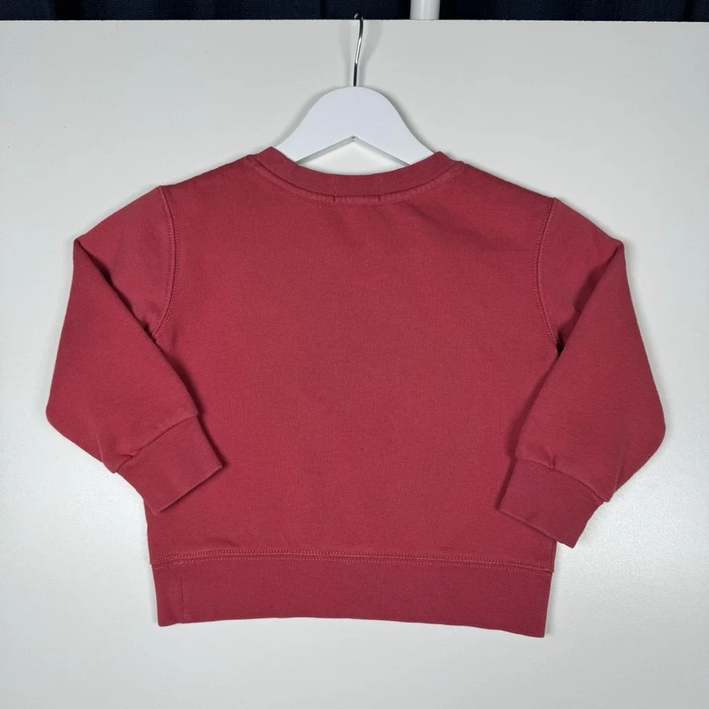 POLO RALPH LAUREN Polo Bear Sweatshirt Red - Crab Fishing - Size ?    13